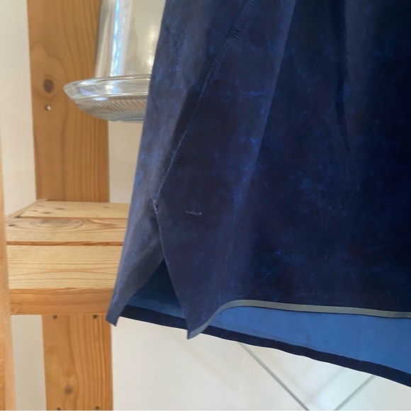 Lululemon Surge Linerless Short 6"' Gravel Dust True Navy Blue Multi Large - Picture 8 of 15